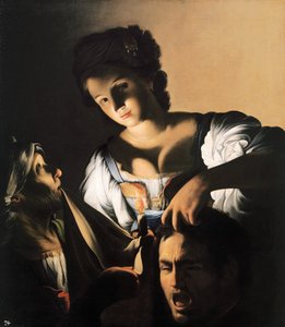 Judith Holofernesin pään kanssa, noin 1610-1615.