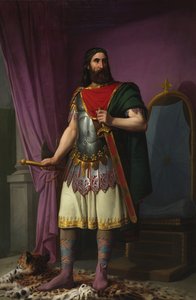 Egica, Visigoth King, 1853 tekijältä Carlos María Esquivel y Rivas