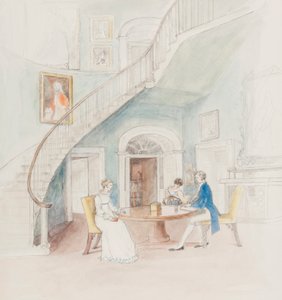 Mr Darcy Writing, 2010 (wc paperilla)