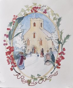 Regency Christmas, 2008 (wc paperilla) tekijältä Caroline Hervey Bathurst