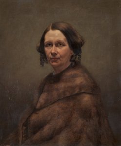 Mrs. Goss (öljy kankaalle) tekijältä Caroline L. Ormes Ransom