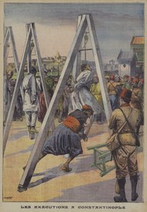 Vuoden 1909 ottomaanien vastavallankaappaukseen osallistuneiden teloitukset Konstantinopolissa