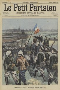 Boxer Rebellion: Liittoutuneiden joukot marssivat Pekingiin