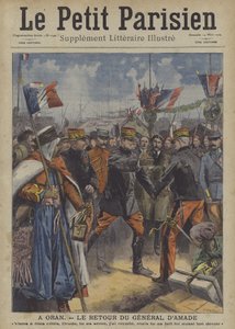 Kenraali dAmadén paluu Oraniin, Algeriaan