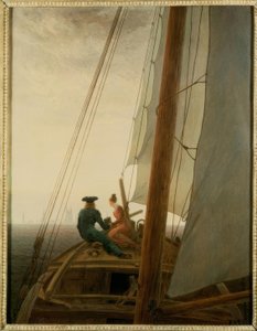 Auf dem Segler tekijältä Caspar David Friedrich