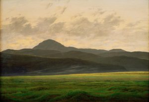 Berglandschaft Böhmenissä tekijältä Caspar David Friedrich
