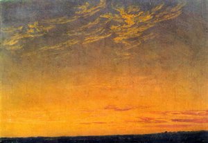 Caspar David Friedrich Ilta pilvien kanssa tekijältä Caspar David Friedrich