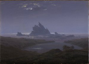 Felsenriff am Meeresstrand tekijältä Caspar David Friedrich