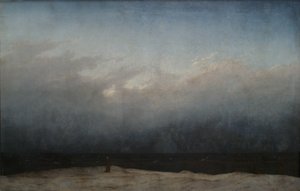 Saksa: Der Mönch am Meer Munkki meren rannalla tekijältä Caspar David Friedrich