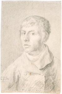 Saksa: Selbstbildnis Omakuva tekijältä Caspar David Friedrich