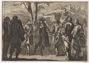Englannin sotilaat vangitsevat Englannin kuningas Kaarle I:n vuonna 1647