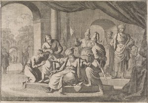 Mustafa, sulttaani Murat IV:n veljenpoika, kuristetaan hänen käskystään vuonna 1639