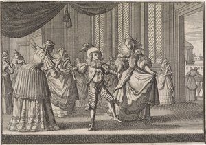 Kuningas Filip IV:n vanhimman pojan Balthazar Karelin koulutus, 1642 tekijältä Caspar Luyken (attributed to)