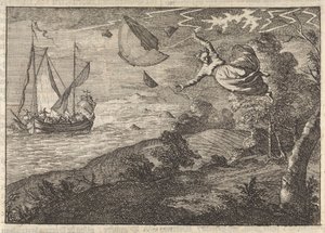Kovat tuulet Malmön rannikolla, 1679 tekijältä Caspar Luyken
