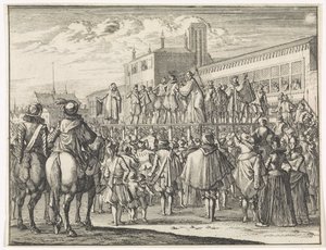 Mestari Godefroy Bousartin julkinen puhe Atrechtissa tekijältä Caspar Luyken