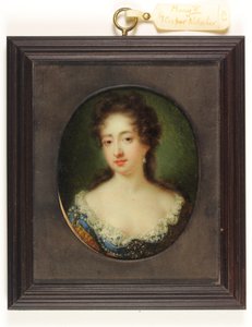 Mary II (akvarelli vellum) tekijältä Caspar Netscher