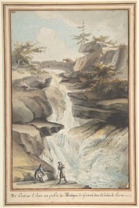 Silta Aarilla, Grimselin juurella, Bernin kantonissa, n. 1775.