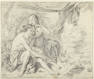 Paimentar kruunaa paimen laakeriseppeleellä tekijältä Casper Casteleyn (attributed to)