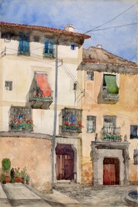 Casa Vella a Segòvia, Espanya, 1920. finlandès