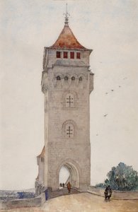 Pont Valentre, Cahors, 1926. tekijältä Cass Gilbert