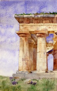 Neptunuksen temppeli, Paestum, 1898.