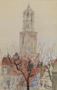 Utrechtin katedraalin torni, Hollanti, 1898. tekijältä Cass Gilbert