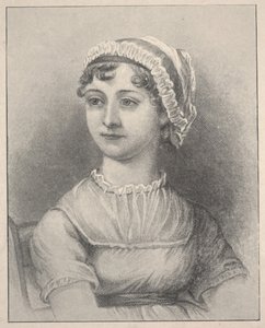 Jane Austen (kaiverrus) tekijältä Cassandra (after) Austen