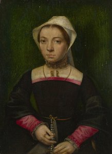 Lady with a Rosary, c. 1550 tekijältä Catharina van Hemessen