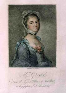 Rouva Garrick, kaiverrus W.P. Sherlock tekijältä Catherine (after) Read