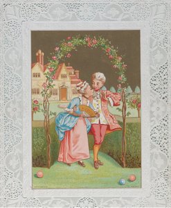 Ystävänpäivä, n. 1880. tekijältä Catherine Greenaway