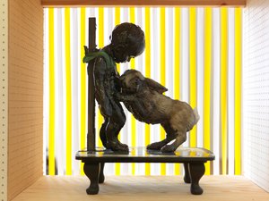 The Wonderful Story of the Tar Baby, 2010 (puu, savi, kangas, maali).