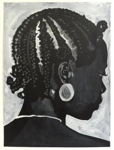 Belladonna: Koroba, 2014 (öljy ja akryyli paperille) tekijältä Cathy Lomax