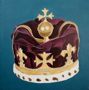 Kruununjalokivet, 2001 (öljy kankaalle) tekijältä Cathy Lomax
