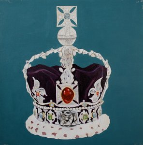 Kruununjalokivet 5, 2001 (öljy kankaalle) tekijältä Cathy Lomax