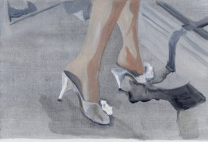 Elokuvapäiväkirja #47 (23.04.13 She got undressed), 2015 (öljy paperille)