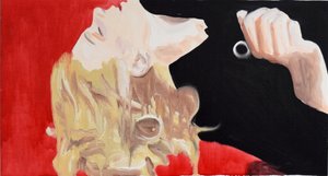 Gena, 2015 (oil on paper)