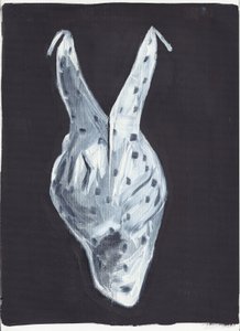 Roslyn, selkä, 2012 (öljy ja akryyli paperille)