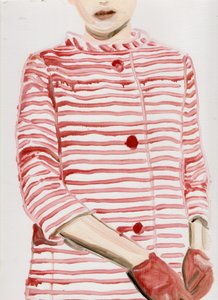 Tähdet raidoissa (MF), 2015 (öljy paperille) tekijältä Cathy Lomax