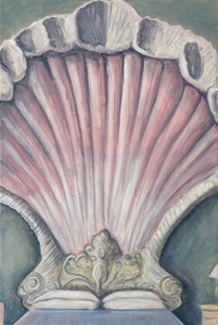 Venus Bed, 2023 (öljy pellavalle) tekijältä Cathy Lomax