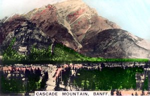 Cascade Mountain, Banff, Alberta, Kanada, 1920-luku.