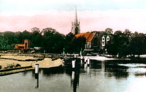 Thames-joki Marlowissa, Buckinghamshire, 1926.
