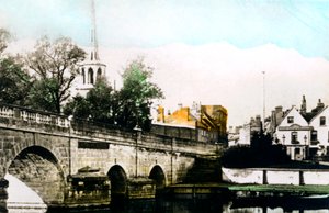 Silta Wallingfordissa, Oxfordshire, 1926. tekijältä Cavenders Ltd