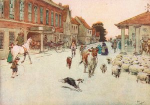 Kun aurinko oli laskemassa. . . Pysähdyimme Market Placen päähotellissa tekijältä Cecil Charles Windsor Aldin