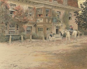 Anchor Inn, Liphook tekijältä Cecil Charles Windsor Aldin