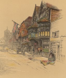 George Inn, Salisbury tekijältä Cecil Charles Windsor Aldin