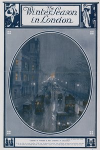 Lontoo talvella - kostea ilta Piccadillyssa
