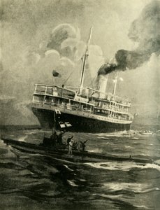 Falaban uppoaminen, ensimmäinen maailmansota, 28. maaliskuuta 1915, c1920.