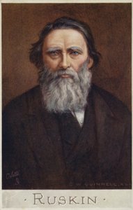 John Ruskin (1819-1900), englantilainen kirjailija, taidekriitikko, taiteilija ja sosiaalinen ajattelija