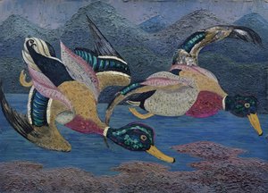 Ankat (öljy kankaalle) tekijältä Cedric Morris