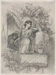 Parvekkeella.